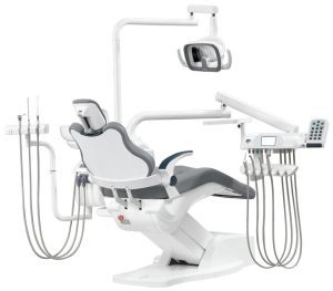 dental operator chair with armrest